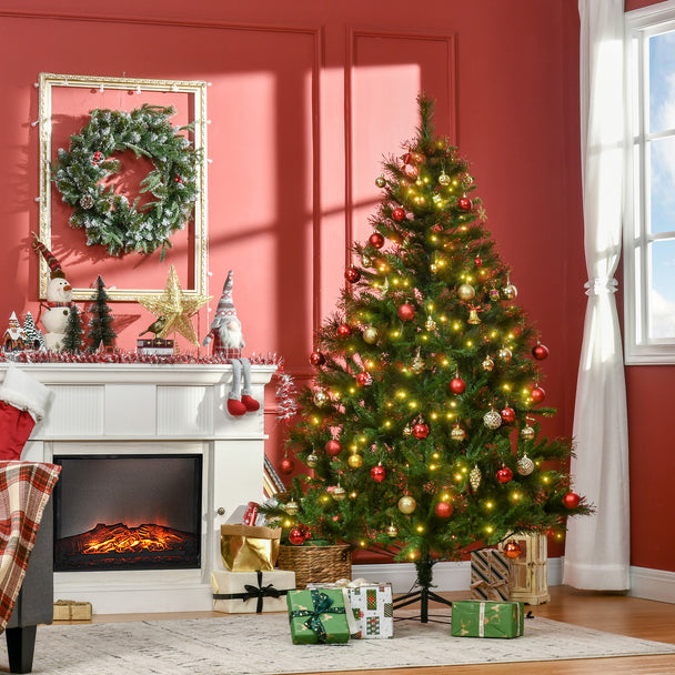 6ft pre-lit spruce Christmas tree – image 2