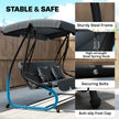 Dark grey swing bed – image 6
