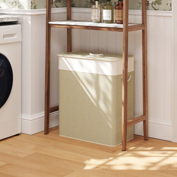 100 L two-section laundry basket – image 2