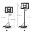 Adjustable basketball hoop with weighted base – image 3