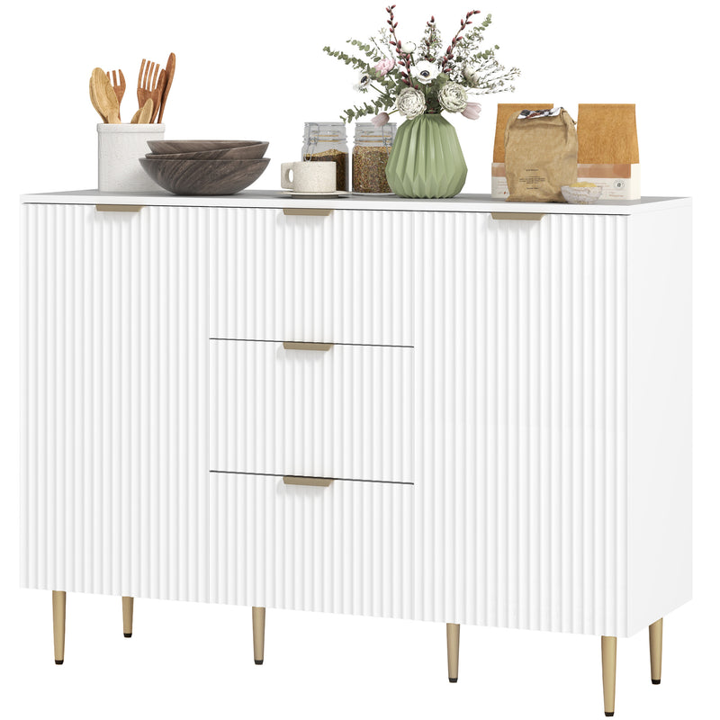 White fluted sideboard – image 10