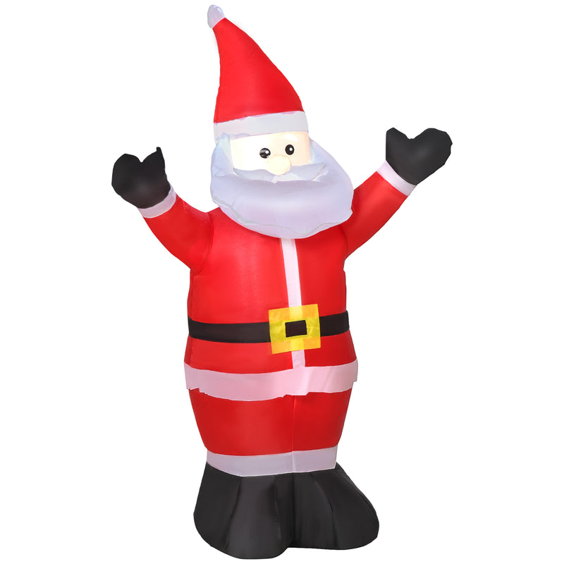 4ft Santa Christmas Inflatable on a white background