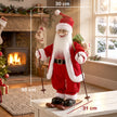 Dimensions of the 2ft skiing Santa