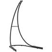Outsunny Hammock Chair Stand Only, Hanging Chair Stand with Extra Large Base, Heavy Duty Metal Single Hammock Egg Swing