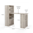 Computer desk with bookshelves – image 3