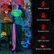 173cm Animated Laughing Clown with Glowing Red Eyes – image 7 of 9
