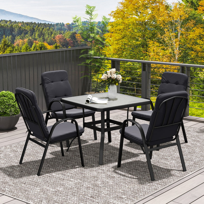 5-piece square dining set – image 8