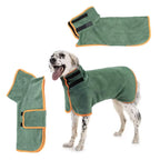 Quick-Dry Hooded Dog Bathrobe Towel