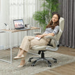 Vinsetto Linen-Look Office Chair, with Adjustable Height and Tension - Beige – view 2