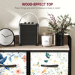 Wide 5-drawer fabric chest of drawers – image 5