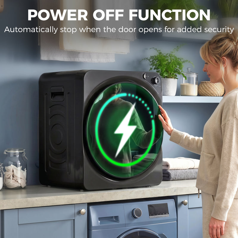 5kg black tumble dryer – image 8