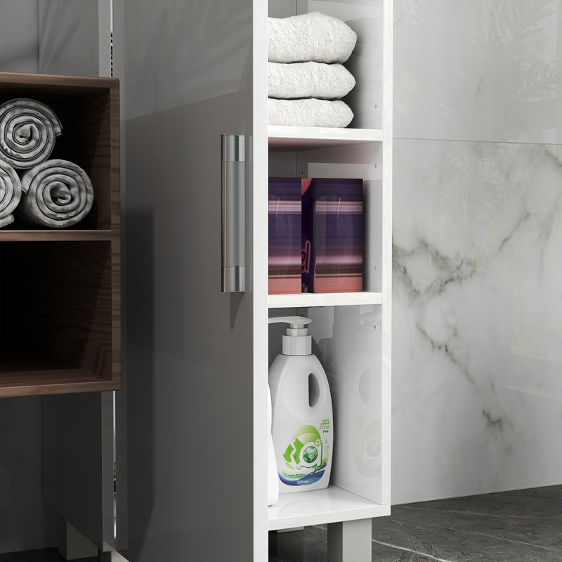 Tall high-gloss bathroom cabinet – image 8