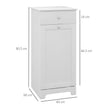 Tilt-out laundry hamper cabinet – image 3