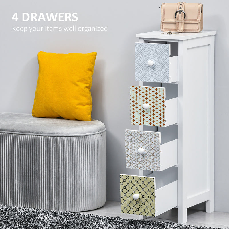 Slim 4-drawer chest – image 4