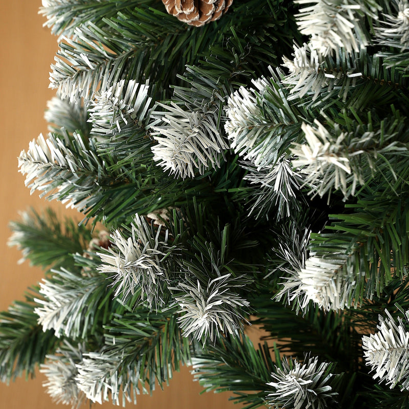 5ft snow-dipped pine Christmas tree – image 9