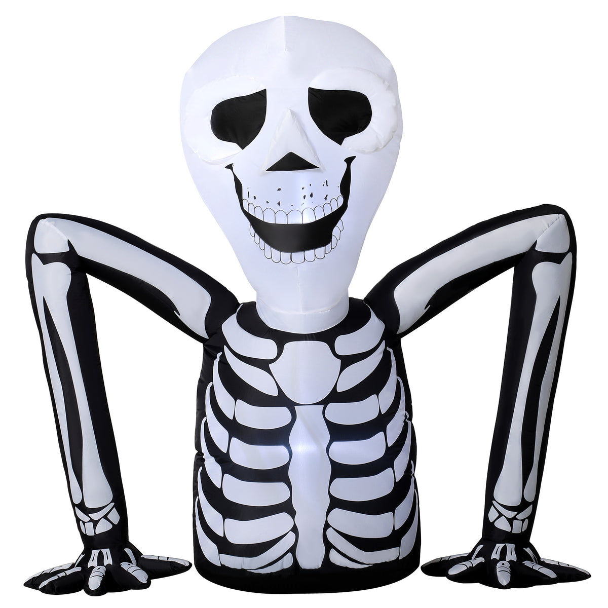 Inflatable Crawling Skeleton with LED Lights – image 1 of 9