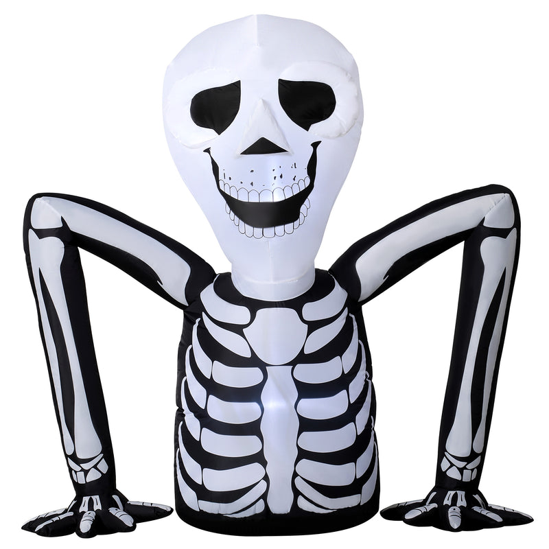 Inflatable Crawling Skeleton with LED Lights – image 1 of 9