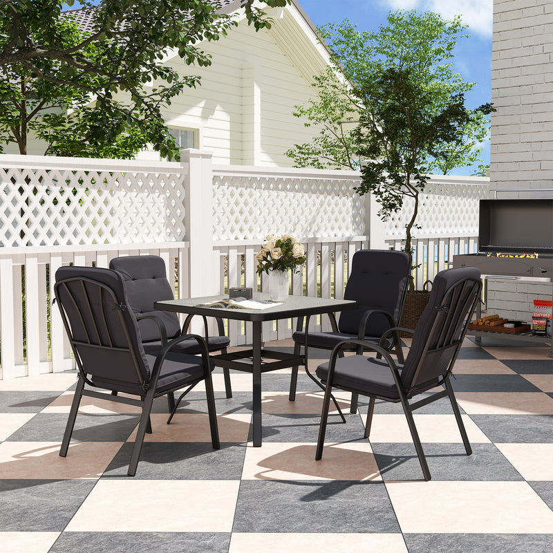 5-piece square dining set – image 2