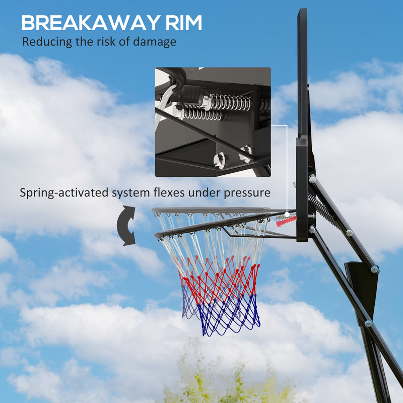245–305 cm basketball hoop and stand – image 8