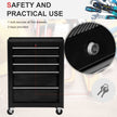 5-Drawer Lockable Rolling Tool Chest with EVA Liners – Black – image 4 of 9