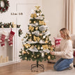5ft pre-lit gold decorated Christmas tree – image 3