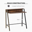 Writing desk with storage shelf – image 5