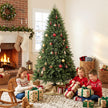7ft Christmas tree with PE tips and fir wood base – image 9