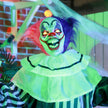 173cm Animated Laughing Clown with Glowing Red Eyes – image 8 of 9