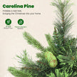 6ft pre-lit pine tree, colour-changing LEDs – image 7