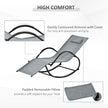 Grey rocking lounger – image 5