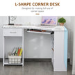 L-shaped corner desk with keyboard tray – image 4