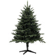 5ft bushy green spruce artificial Christmas tree on a steel base