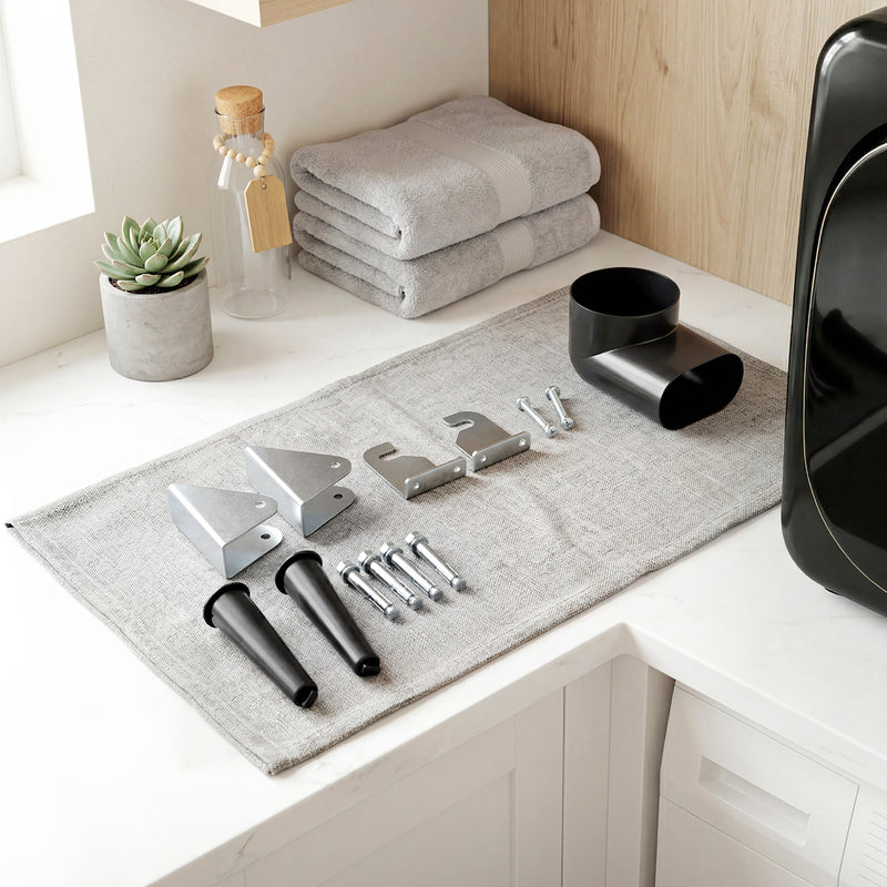 Compact tumble dryer in black – image 9