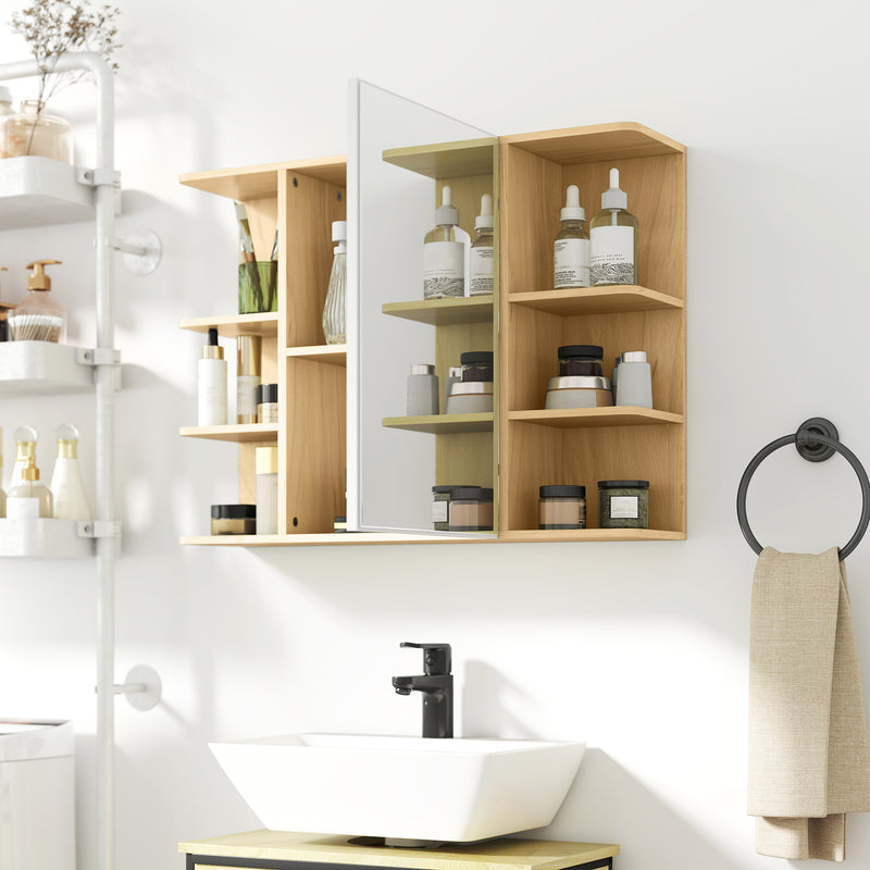 80 cm mirror bathroom cabinet – image 8