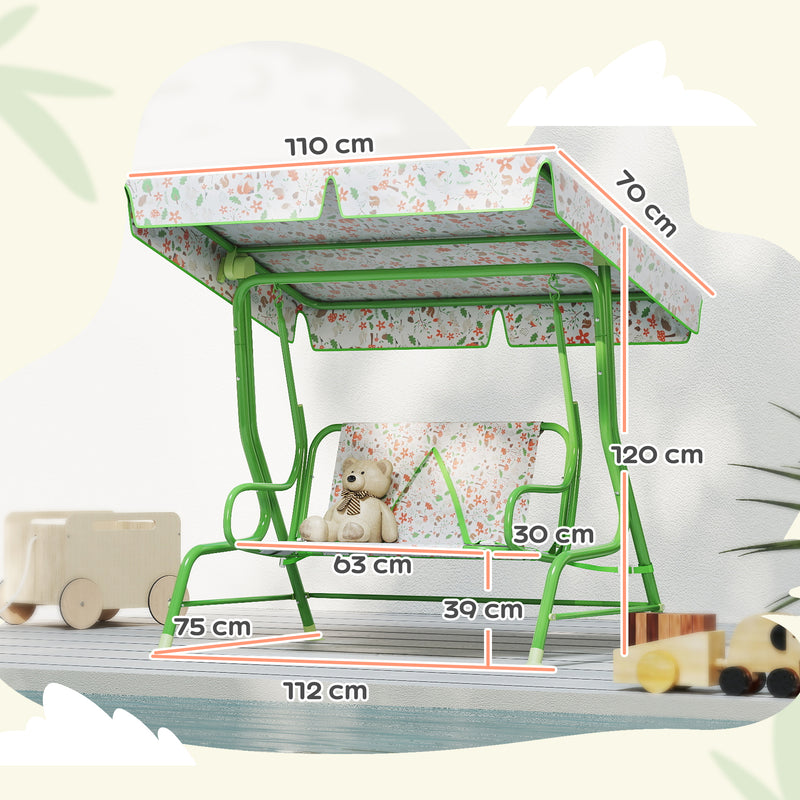 Kids 2-seater swing chair – image 3