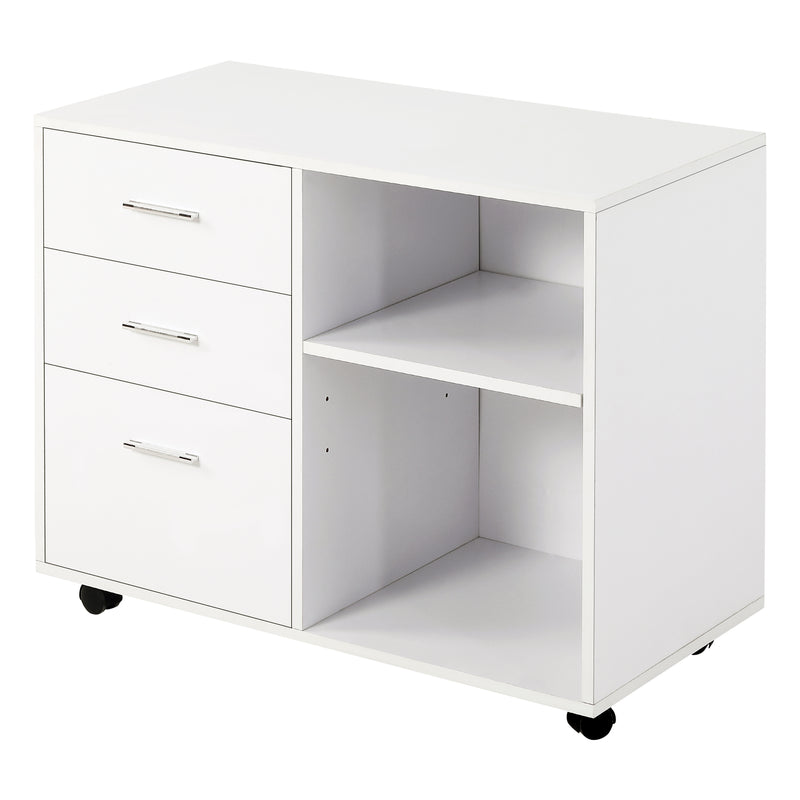 Mobile printer stand with drawers – image 10