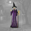 6ft Animated Witch with Glowing Eyes & Sound – image 3 of 9
