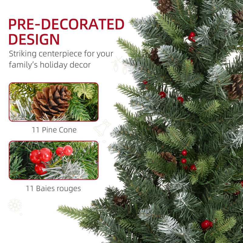 Set of 2 3ft pre-lit Christmas trees – image 5