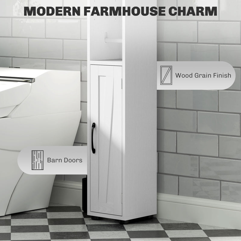 Slim 185 cm bathroom cabinet – image 6