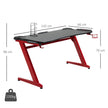 142 cm gaming desk – image 3