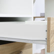 137 cm desk with drawers and printer stand – image 8