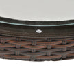 Round folding rattan table – image 9