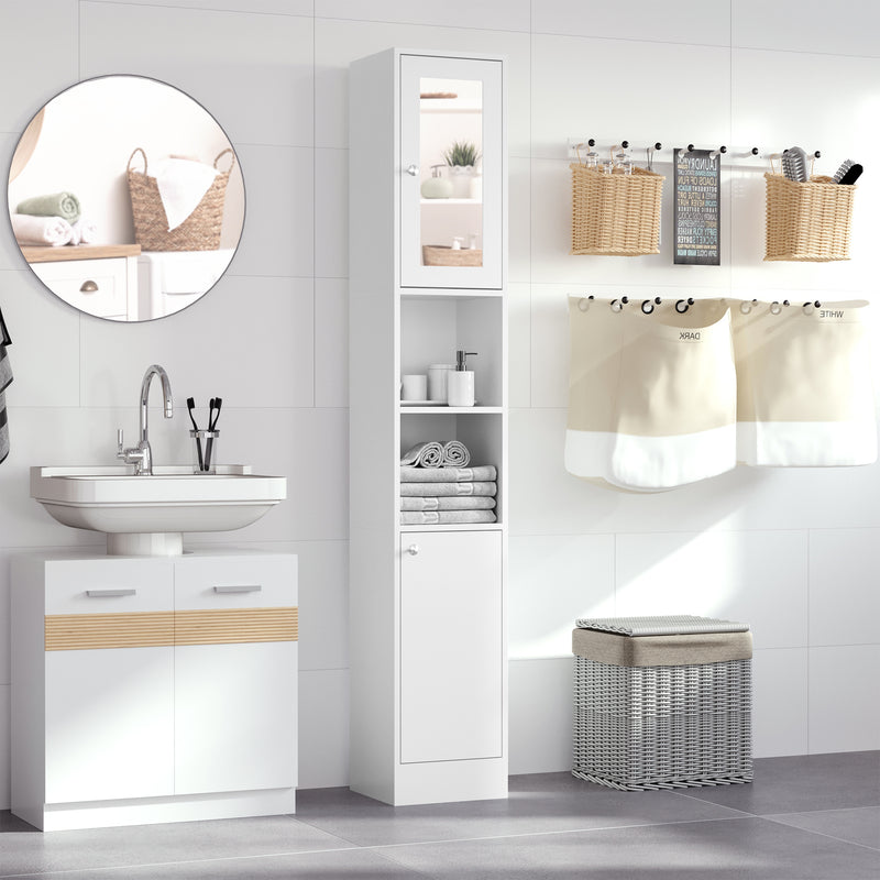 Tall bathroom cabinet with mirror – image 2