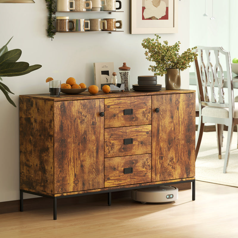 120 cm sideboard with 3 drawers – image 2