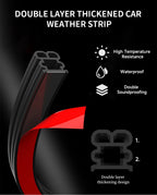 Thick Automotive Door Seal Strip For Noise Reduction