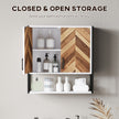 Herringbone wall bathroom cabinet – image 5