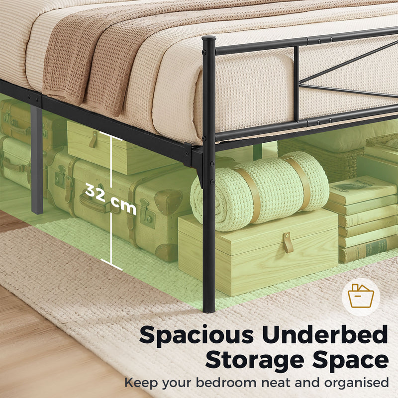 5ft king metal bed frame – image 5