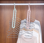 9-Hole Space-Saving Clothes Hanger Organizer