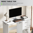 High gloss desk with 4 drawers – image 5