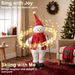 Sound and touch activation shown on the Santa figure